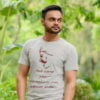 Bharathiyar T Shirt in grey colour