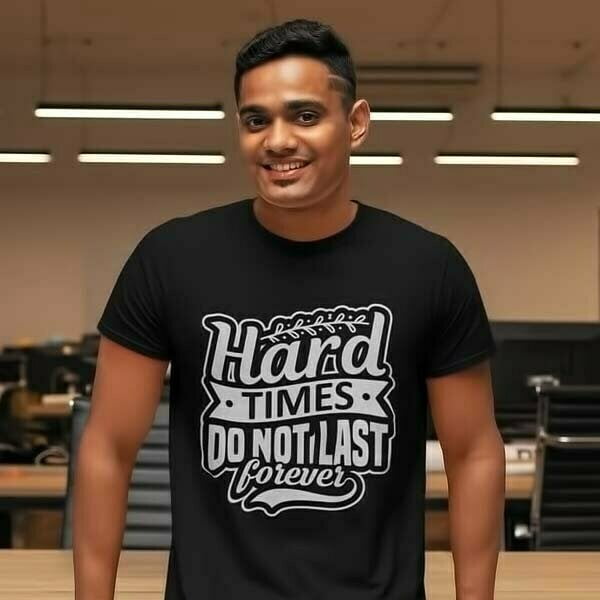 Hard time t shirt for male