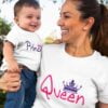 Queen Prince T Shirt for Mom and Son