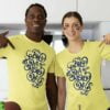 Anbe Va Tamil Couples T Shirt in yellow
