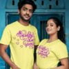Nee Katru Couples T Shirt in yellow