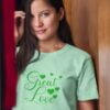 Great Love Couples T Shirt for women