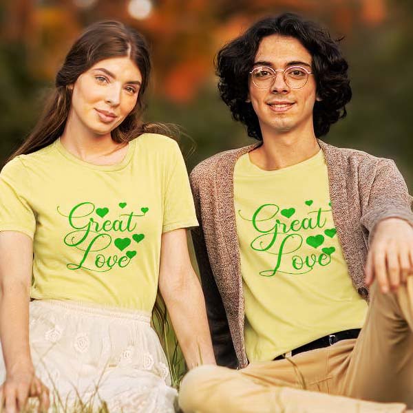 Great Love Couples T Shirt