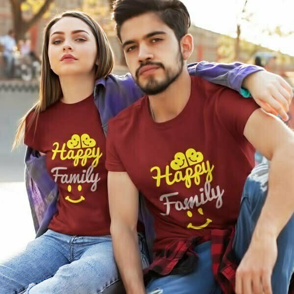 Happy Family Couple T Shirt
