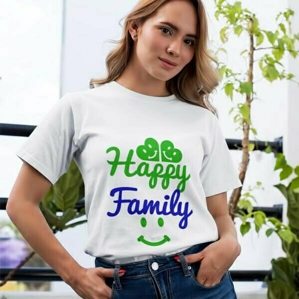 Happy Family Female T Shirt