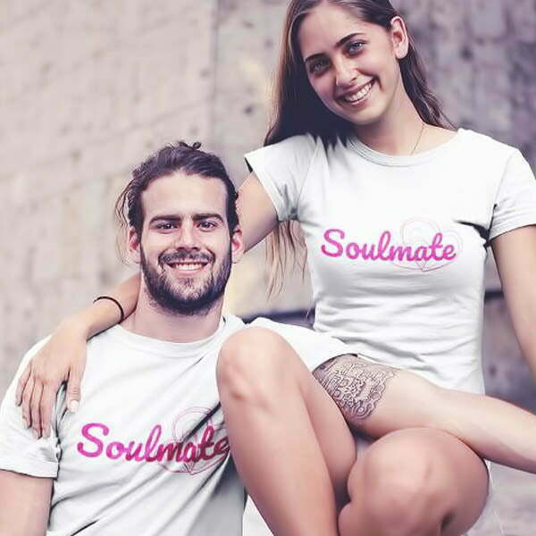 Soulmate T Shirt for Couples
