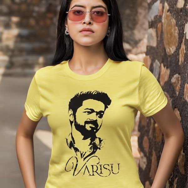 Thalapathy Varisu T Shirt for Women