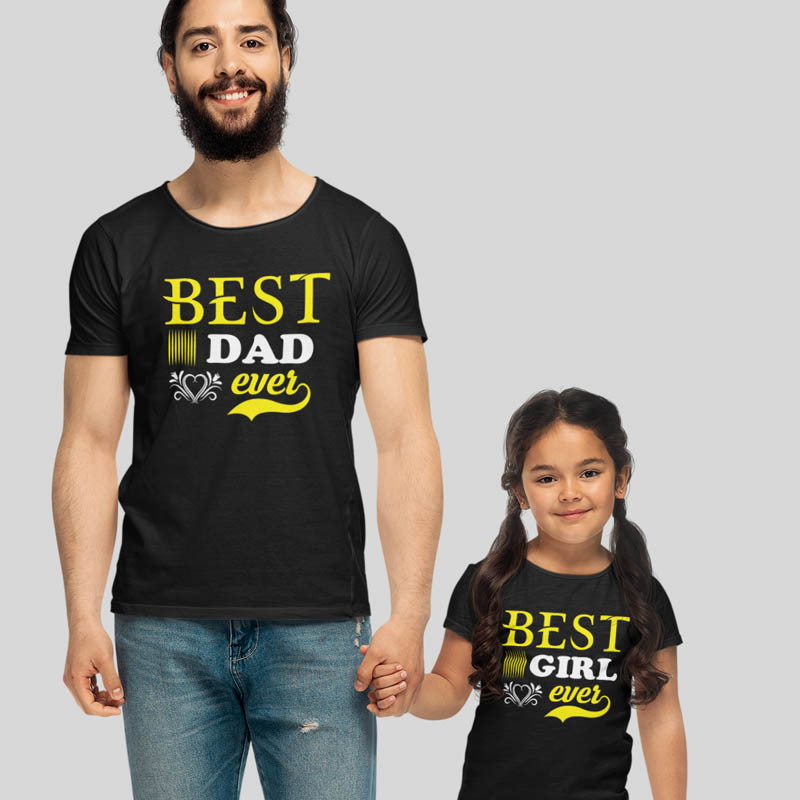Best Dad and Kids T Shirt