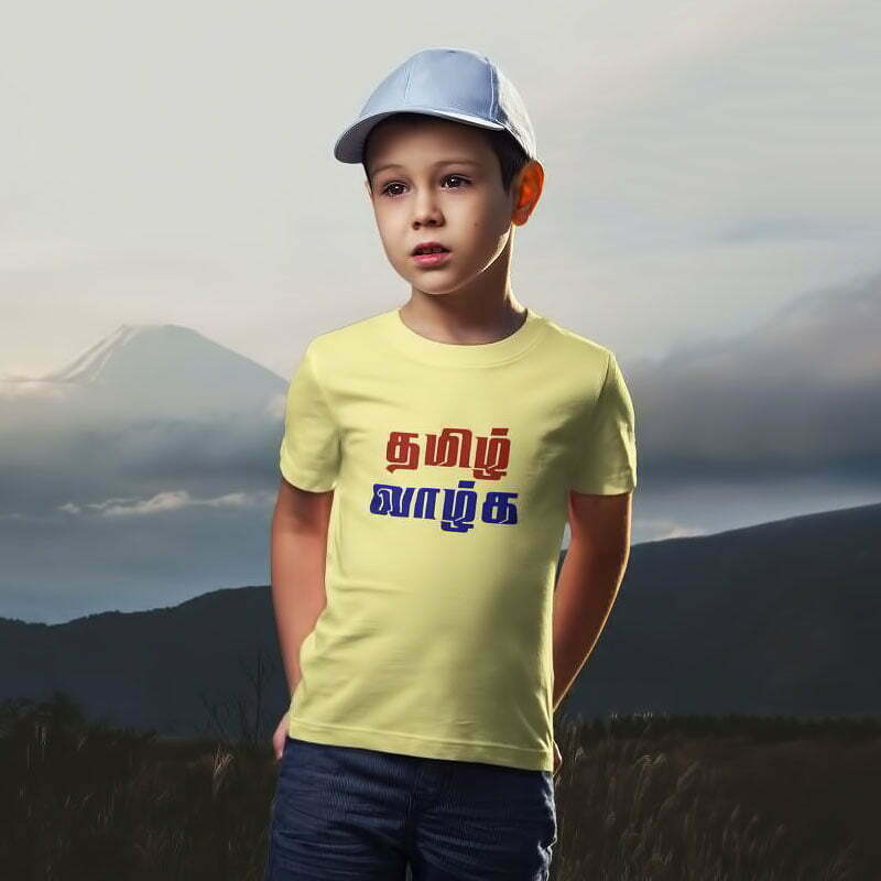 Tamil Valka T Shirt for Boys