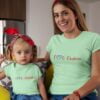 I Love Mom and Daughter T Shirt